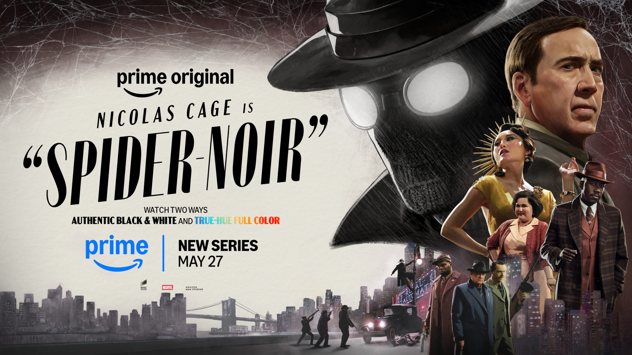Nicolas Cage in Spider-Noir series promotion
